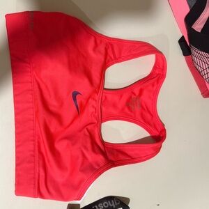 Nike Women's Vibrant Red Sports Bra